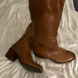 Sam Edelmans Tan/Brown Leather Boots Size 8.5